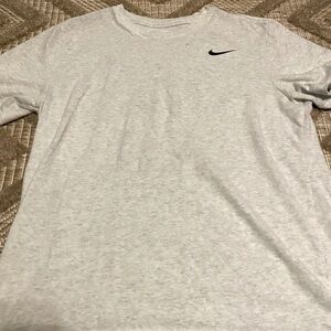 nike dri-fit gray t shirt